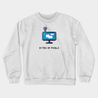 Pixel Fusion: Bytes of Pixels Crewneck Sweatshirt